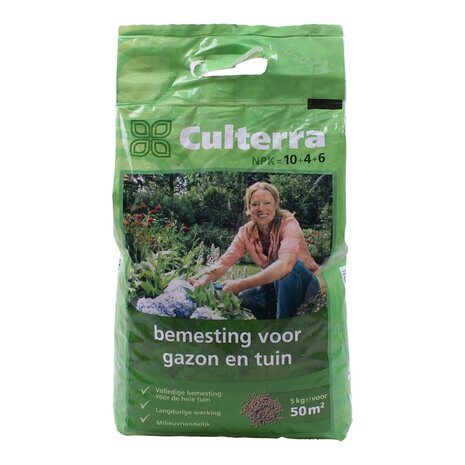 Culterra bemesting kopen voor de tuin en gazon (5kg) | Moestuinland.nl