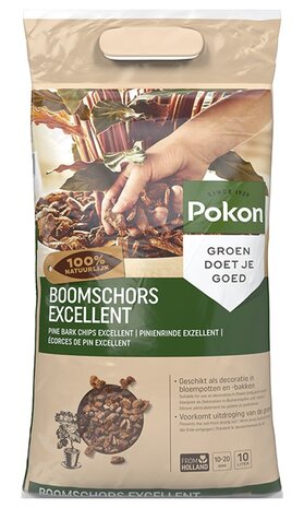 Boomschors Excellent kopen, Pokon (10 liter) | Moestuinland.nl