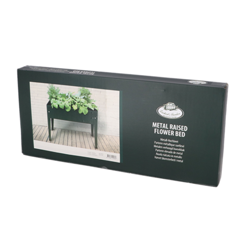Verpakking omdoos kweekbak grijs, als cadeau te geven | Moestuinland.nl