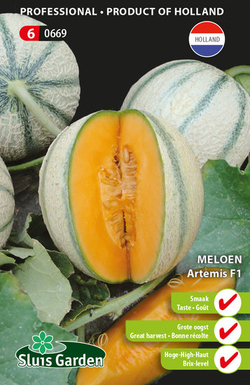 Meloen zaden kopen, Artemis F1 | Moestuinland