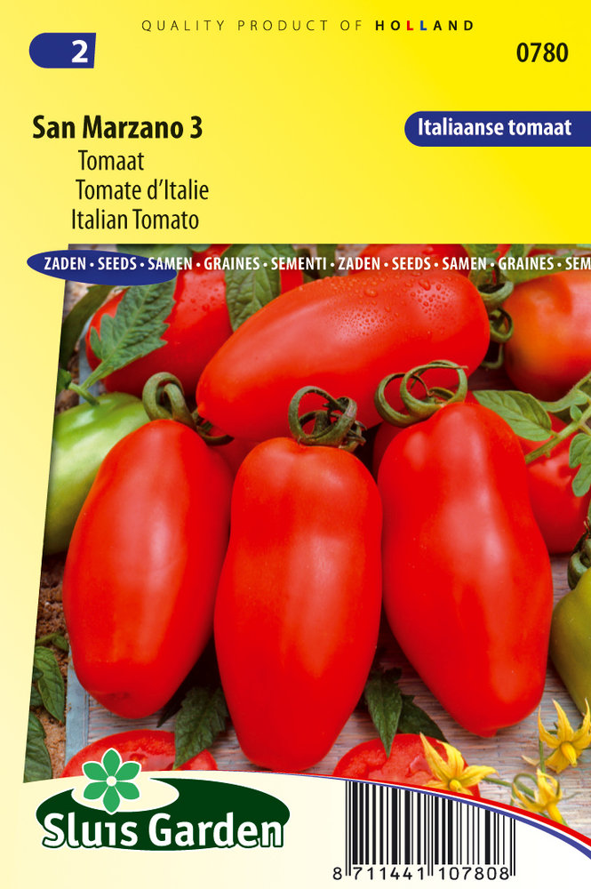 Tomaat Zaden, San Marzano 3 (Tomaten)