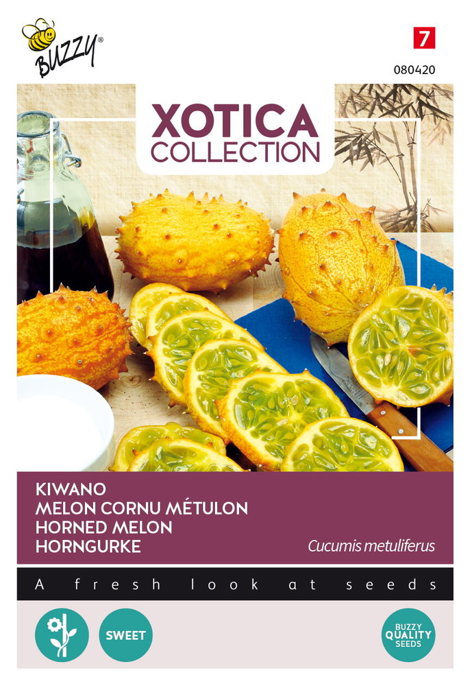 Kiwano Zaden, Hoornkomkommer