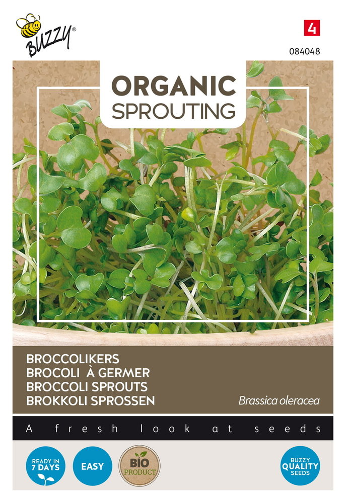 Broccolikers Zaden, Organic Sprouting | BIO