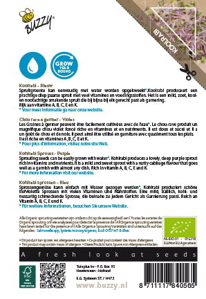 Koolrabi Zaden, Organic Sprouting | BIO