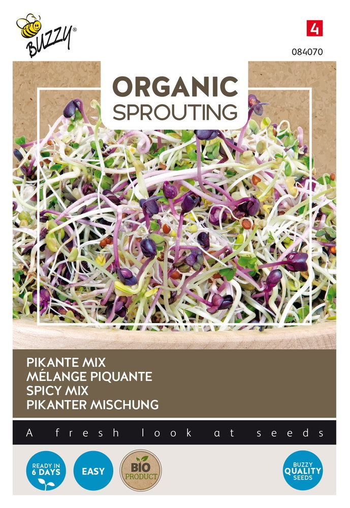 Pikante Mix Zaden, Organic Sprouting | BIO