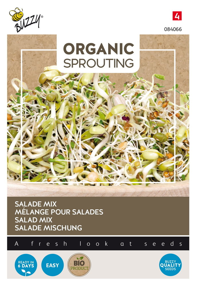 Salade Mix Zaden, Organic Sprouting | BIO