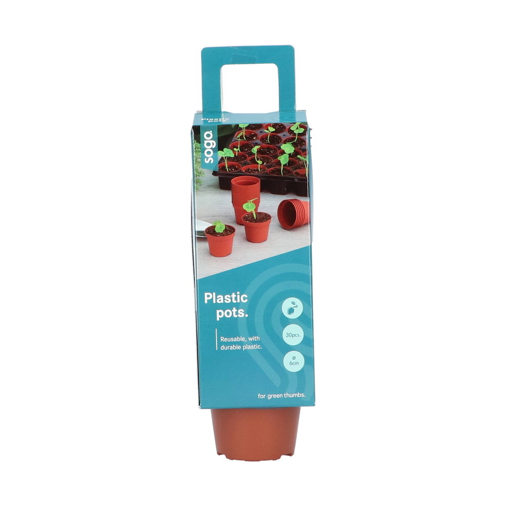 Kweekpotjes, Plastic (30 stuks) SOGO
