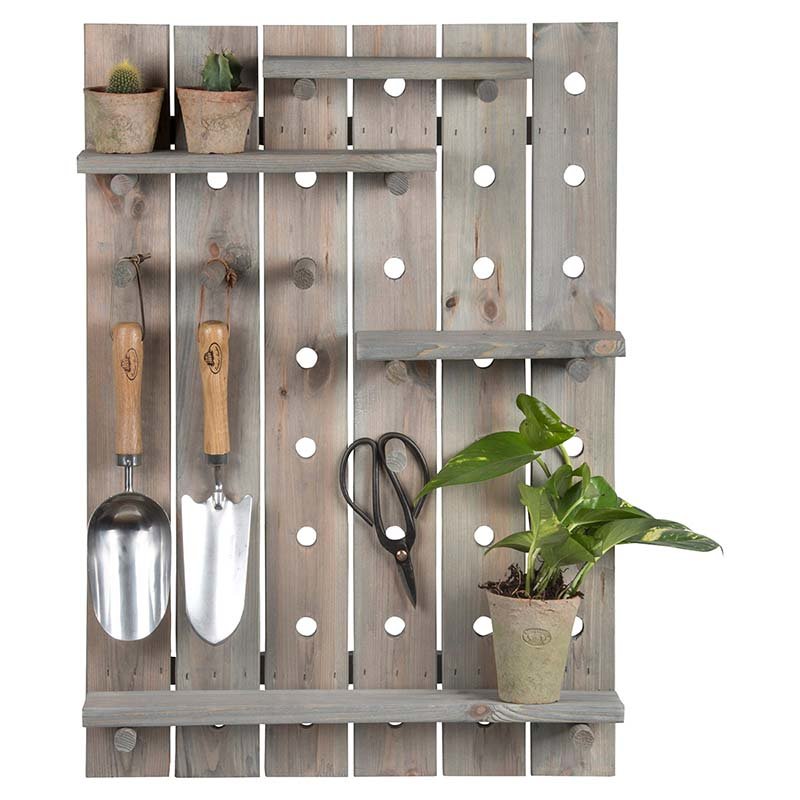 Pegboard, Gatenbord met plankjes