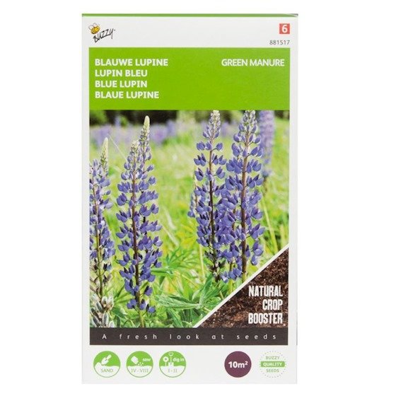 Lupine zaden, groenbemester (100 gram)