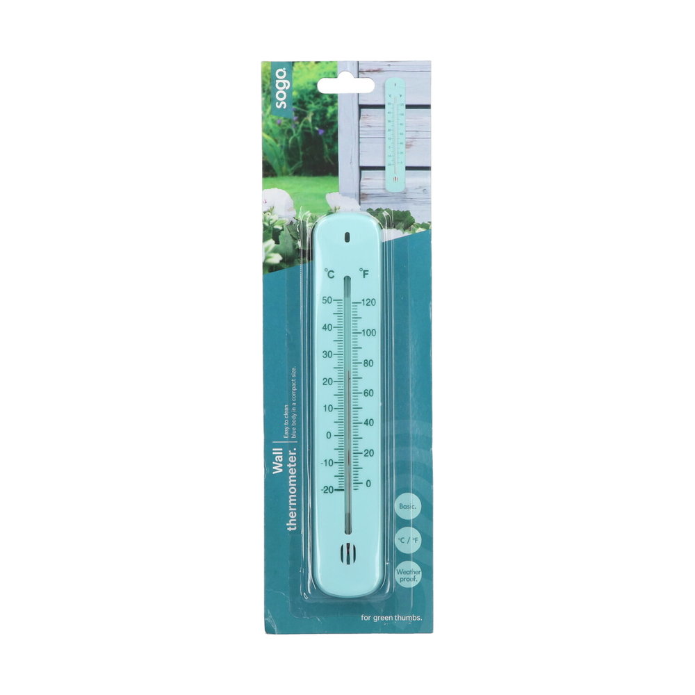 dreigen Ciro Magnetisch Blauwe Thermometer, Muurthermometer (SOGO) | Moestuinland