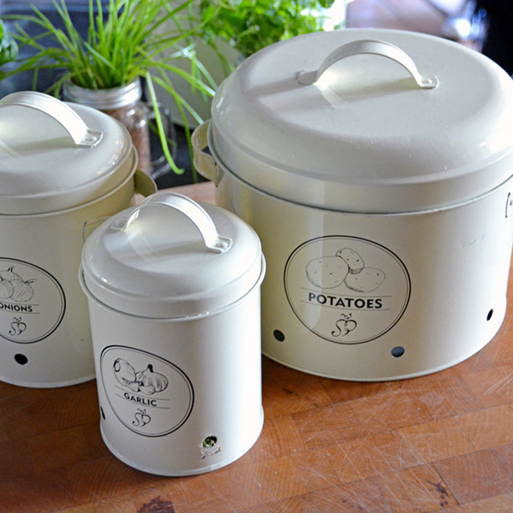 Voorraadblik aardappels (Esschert Design)