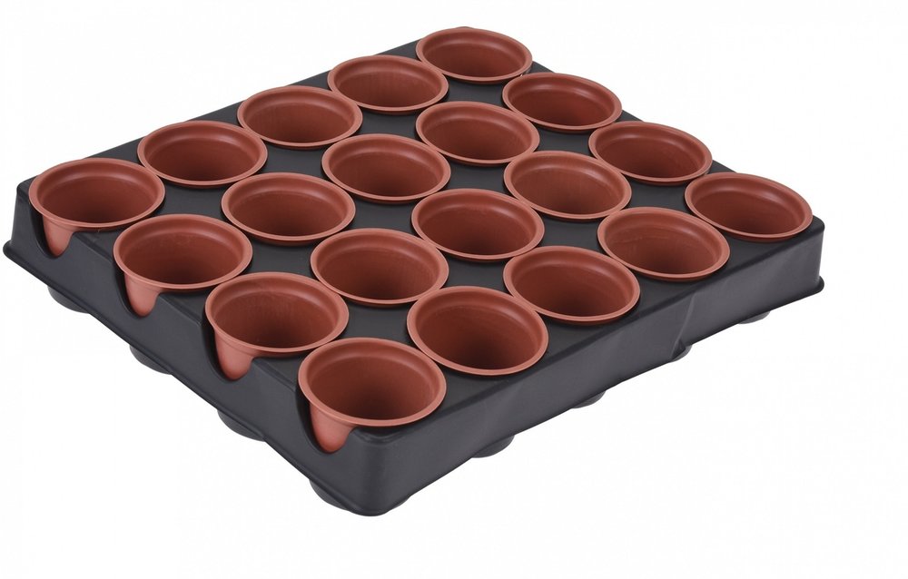 Kweektray, kweekbak incl. 20 potjes