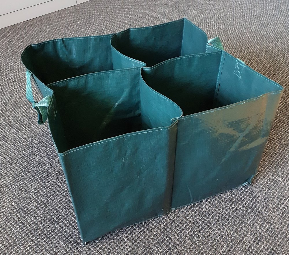 Kweekzak met 4 vakken, moestuinzak