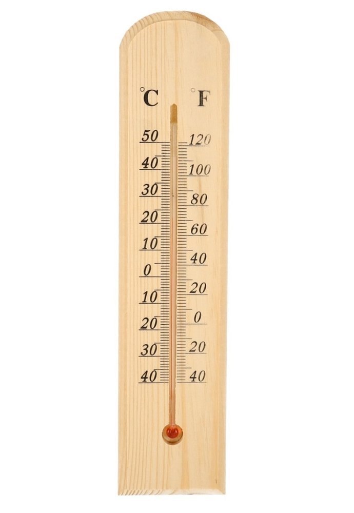 Komkommer risico Actuator Thermometer, temperatuurmeter hout | Moestuinland