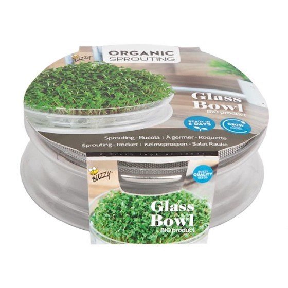 Kiemschaal, Sprouting Bowl | inclusief zaden 