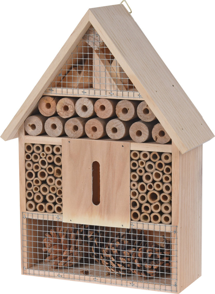 Insectenhotel, hout (2 kleuren)