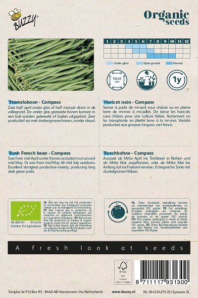 Bonen Zaden, Compass (Stamboon) | BIO