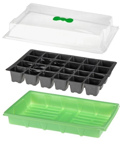 Kweekkasje, 24 vaks (3 delig kweekset)