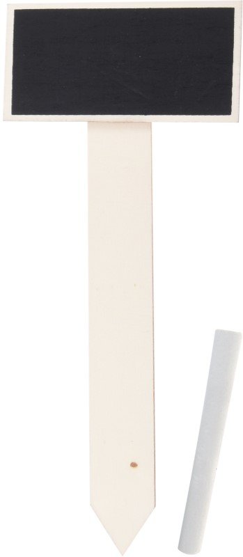 Plantenlabels met krijtje, Set van 4