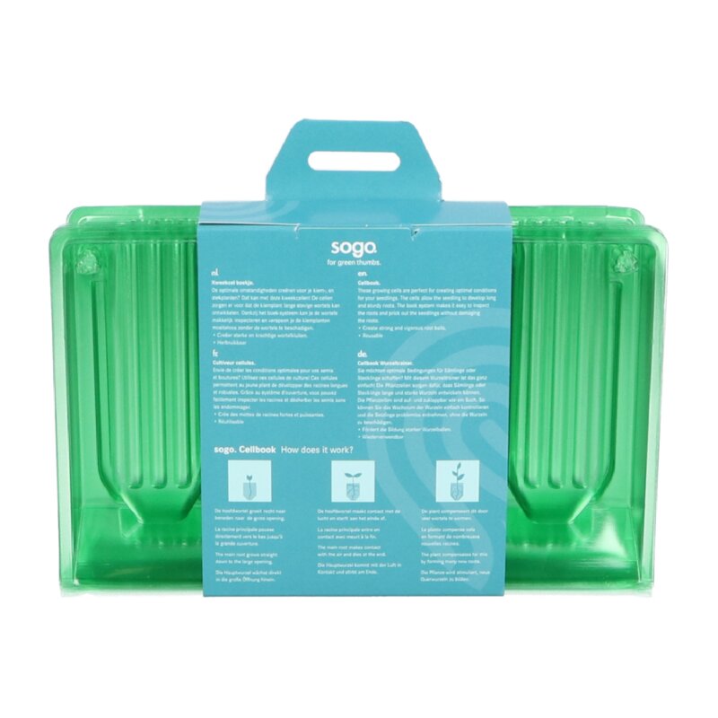 Deep Rootrainer, Cellbook 4-vaks (3,5x10cm) - 5 stuks