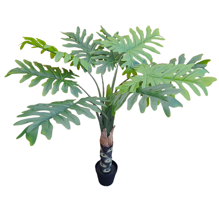 Philodendron, Kunstplant PU (90 cm)