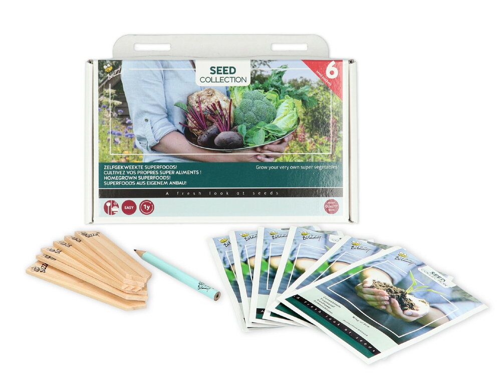 Superfoods groentezaden, Collectie van 6
