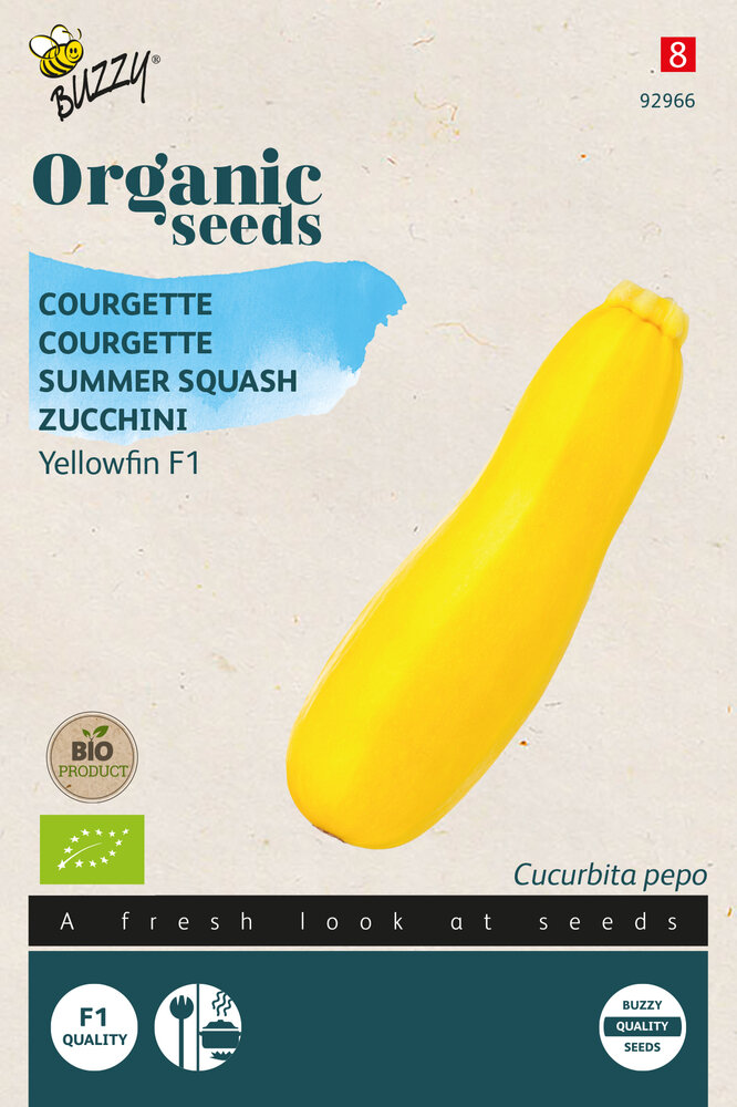 Courgette Zaden, Yellowfin F1 (Geel) | BIO