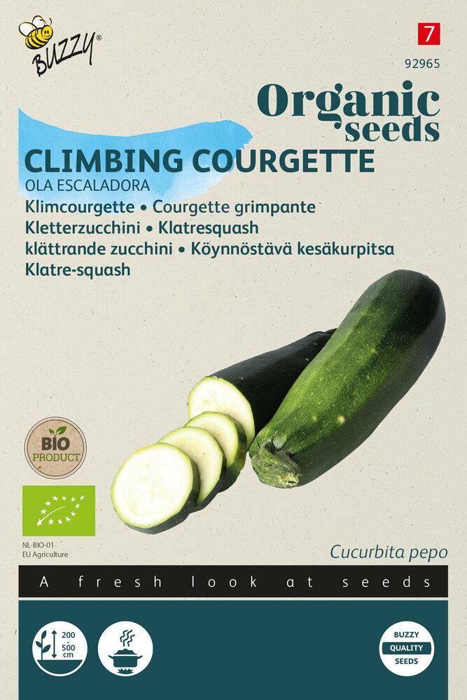 Courgette zaden, Klimcourgette 'Ola Escaladora' | BIO