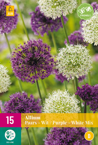 Allium bloembollen, Paars-wit (mix)