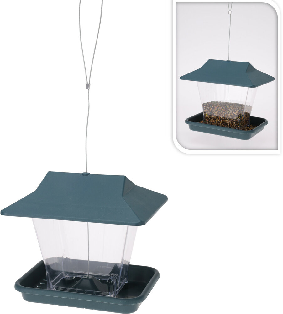 Vogelvoederhuis, Groen (strooivoer)