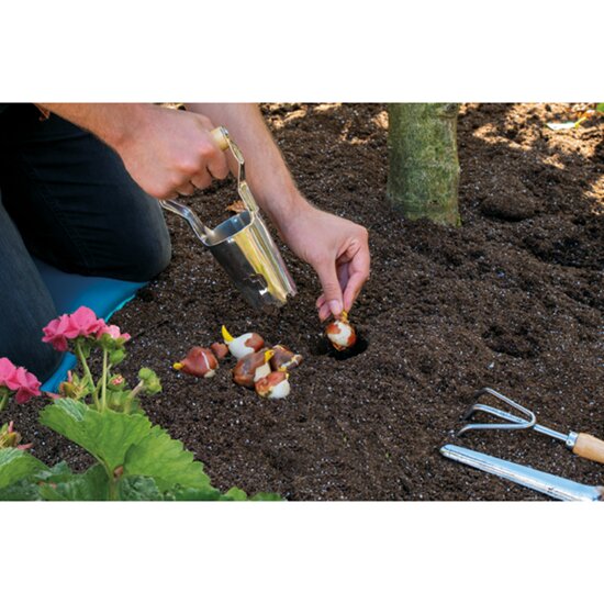 Bollenplanter, Staal/hout (SOGO)