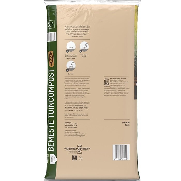 Compost, Pokon BIO (20 liter)