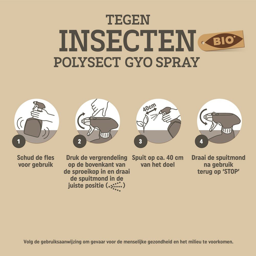 Anti-insectenspray, Pokon BIO (anti Luis, Spint, etc)