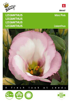 Lisianthus zaden, Pink - Roze (Eustoma)