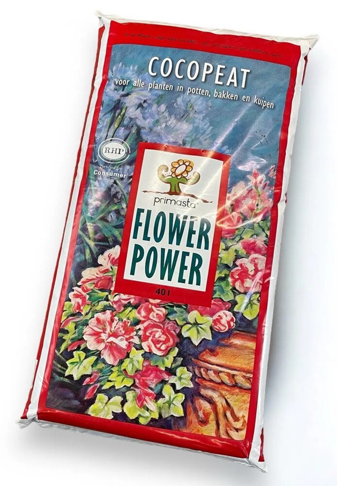 Cocopeat, Flower Power (40 liter)