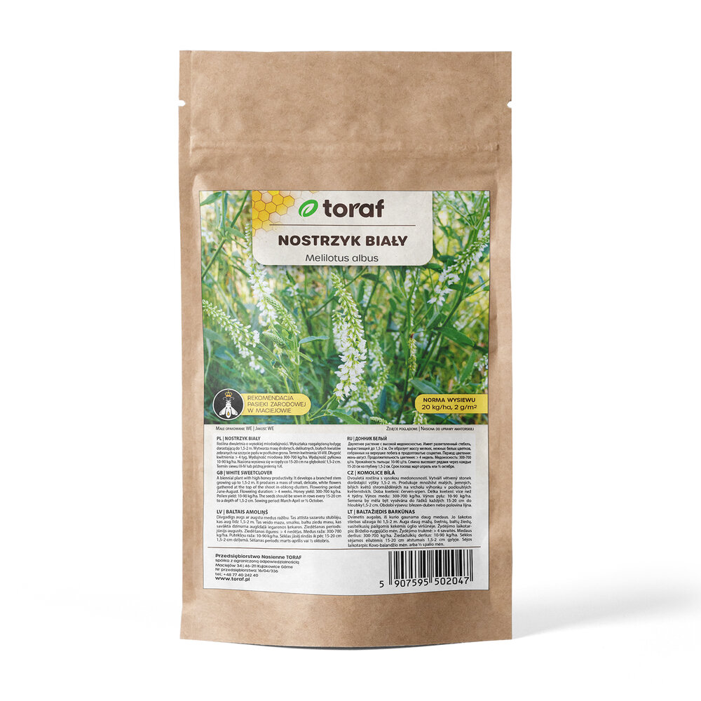 Honingklaver zaden, Melilotus alba (wit)