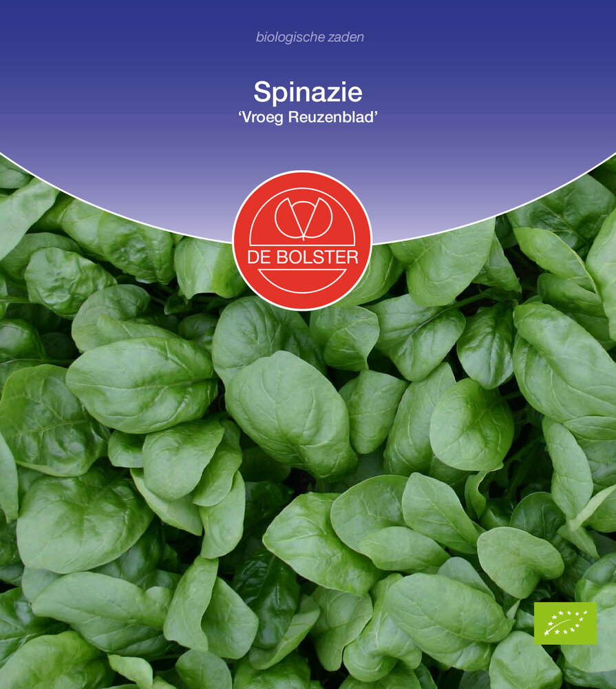 Spinazie zaden, Vroeg Reuzenblad | BIO