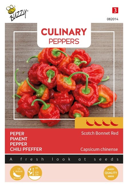 Peper zaden, Scotch Bonnet Red