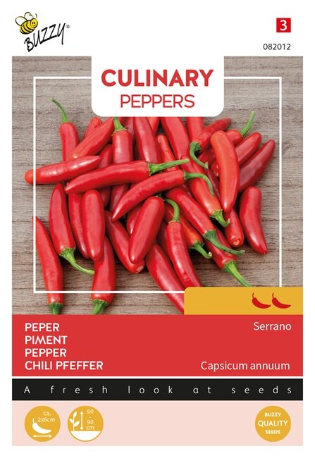 Peper zaden, Serrano