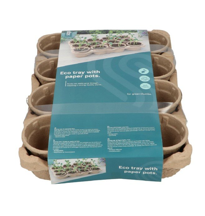 Kweektray, Kweekbak ECO - 12 potjes (9 cm)