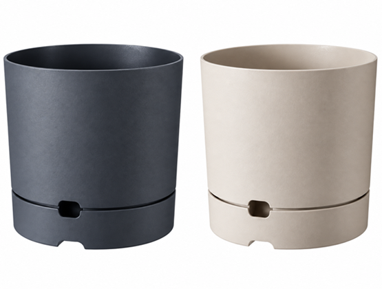 Bloempot Oliver, Met water opvangbak (18cm)