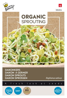 Daikonkers Zaden, Organic Sprouting | BIO