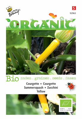 Courgette Zaden, Gele Zucchini Biologisch | BIO