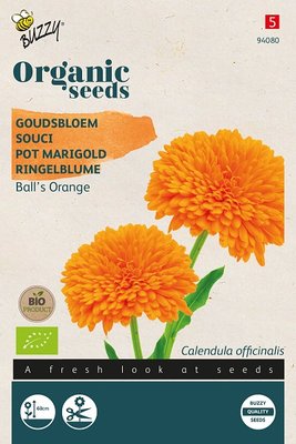 Goudsbloem zaden, Biologische Ball's Orange | BIO