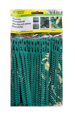 Plantenklemmen Groen, verstelbaar (100 stuks)