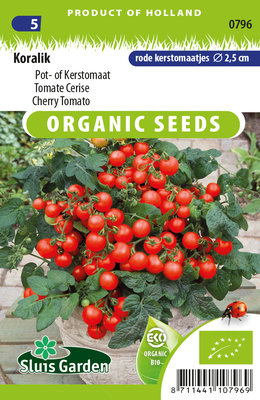 Tomaat zaden, Koralik (Pot-tomaat) | BIO