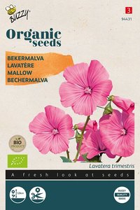 Bekermalva zaden kopen biologisch, Lavatera trimestris (BIO) | Moestuinland