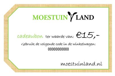 Cadeaubon Moestuinland.nl