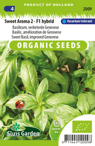 Biologische basilicum zaden kopen, Sweet Aroma 2 F1 | Moestuinland